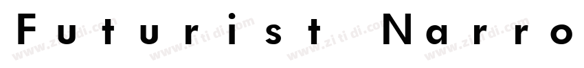 Futurist Narrow Bold字体转换